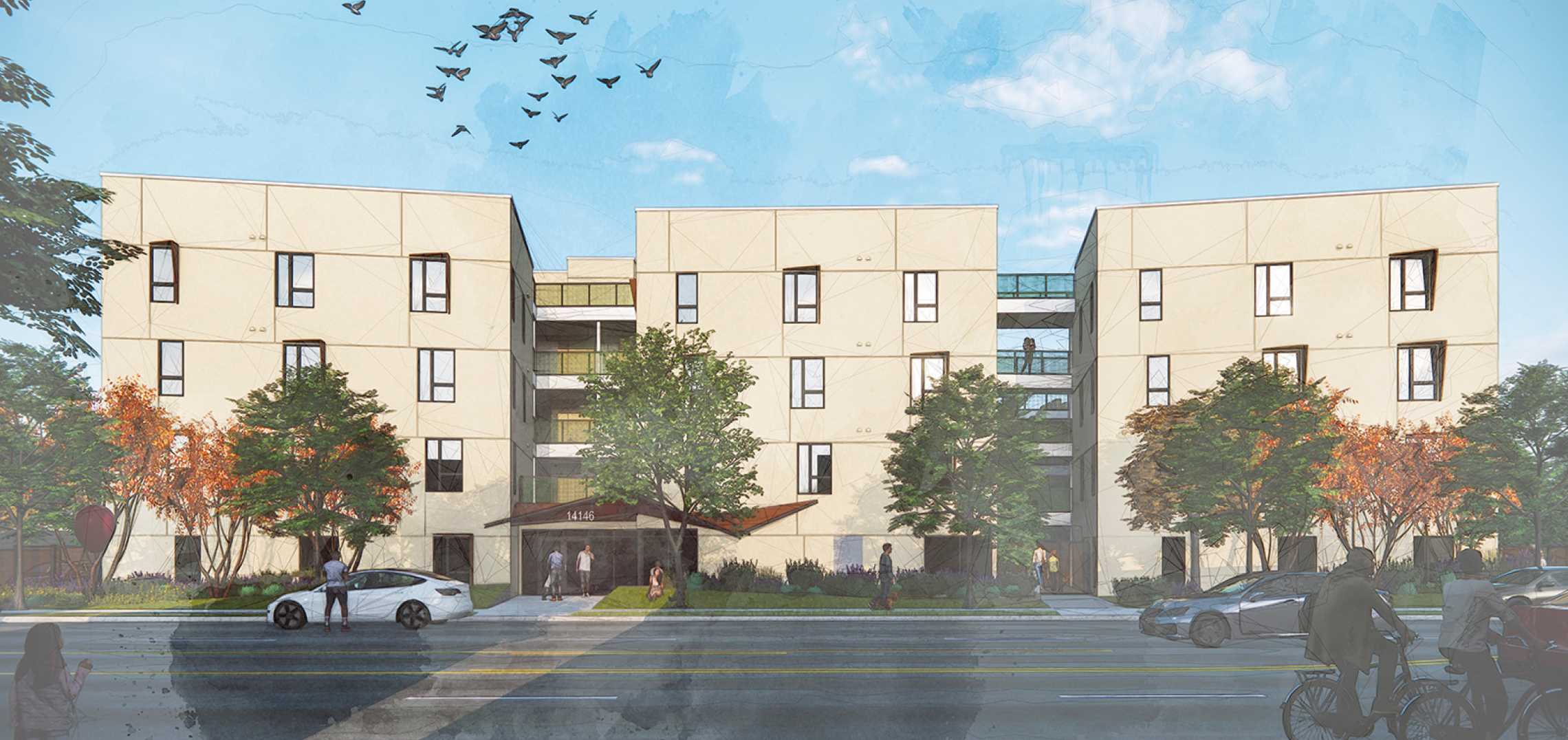 Century Housing breaks ground on affordable housing at 14142 Vanowen